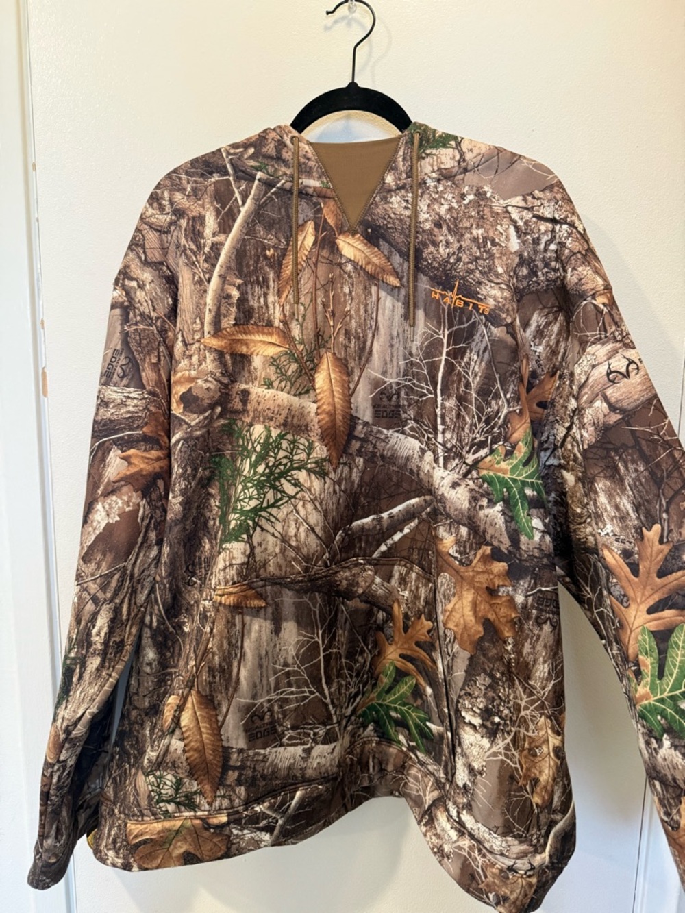 Habit Realtree Camo Hooded Pullover Jacket - Brown/Green